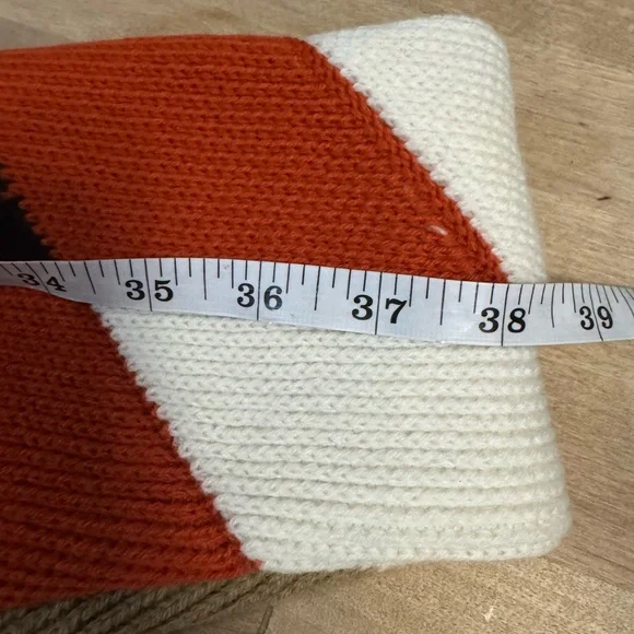 Michael Kors Color Block Scarf wool blend infinity - Picture 6 of 6